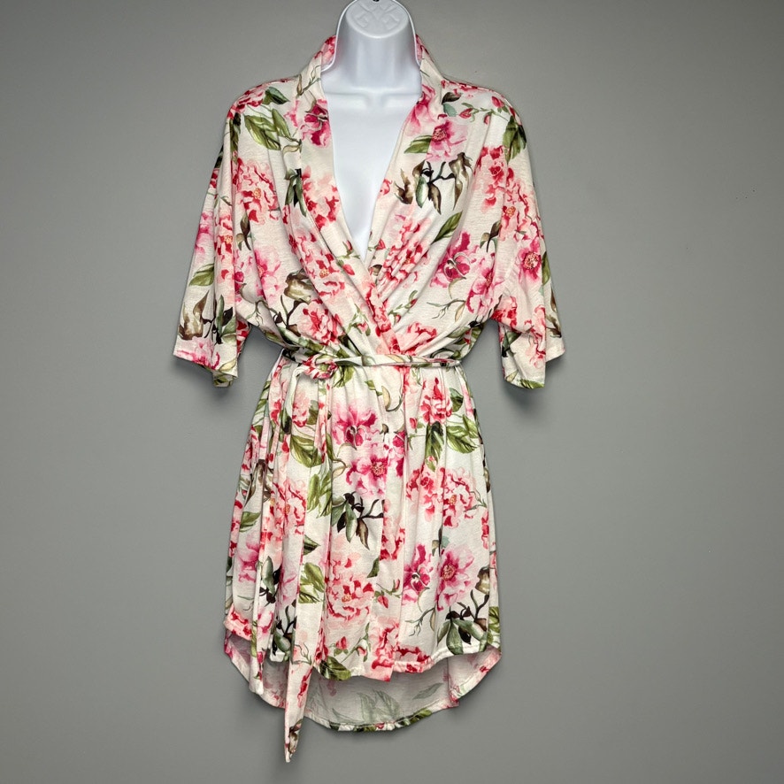 Show Me Your Mumu Brie Floral Bridal Lightweight Robe Kimono Garden Of Blooms Os